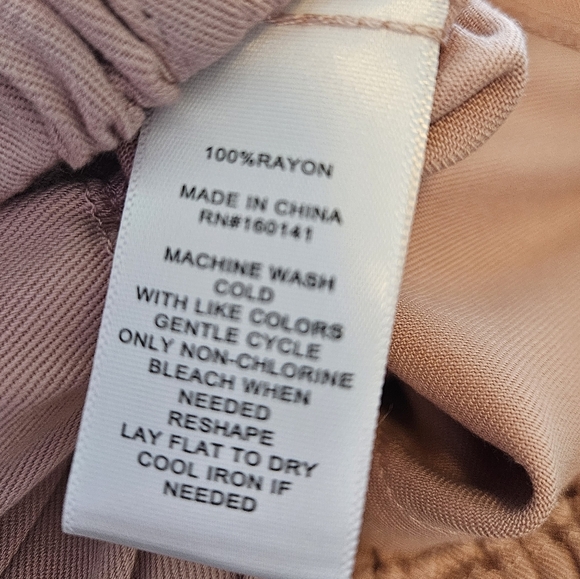 Frye Millennial Pink Womens Pull On Tie Waist Shorts Sz M Pockets Breathable - Picture 13 of 15